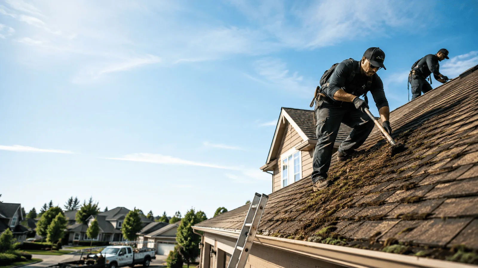 Roof Moss Removal in Mccune, KS near me
